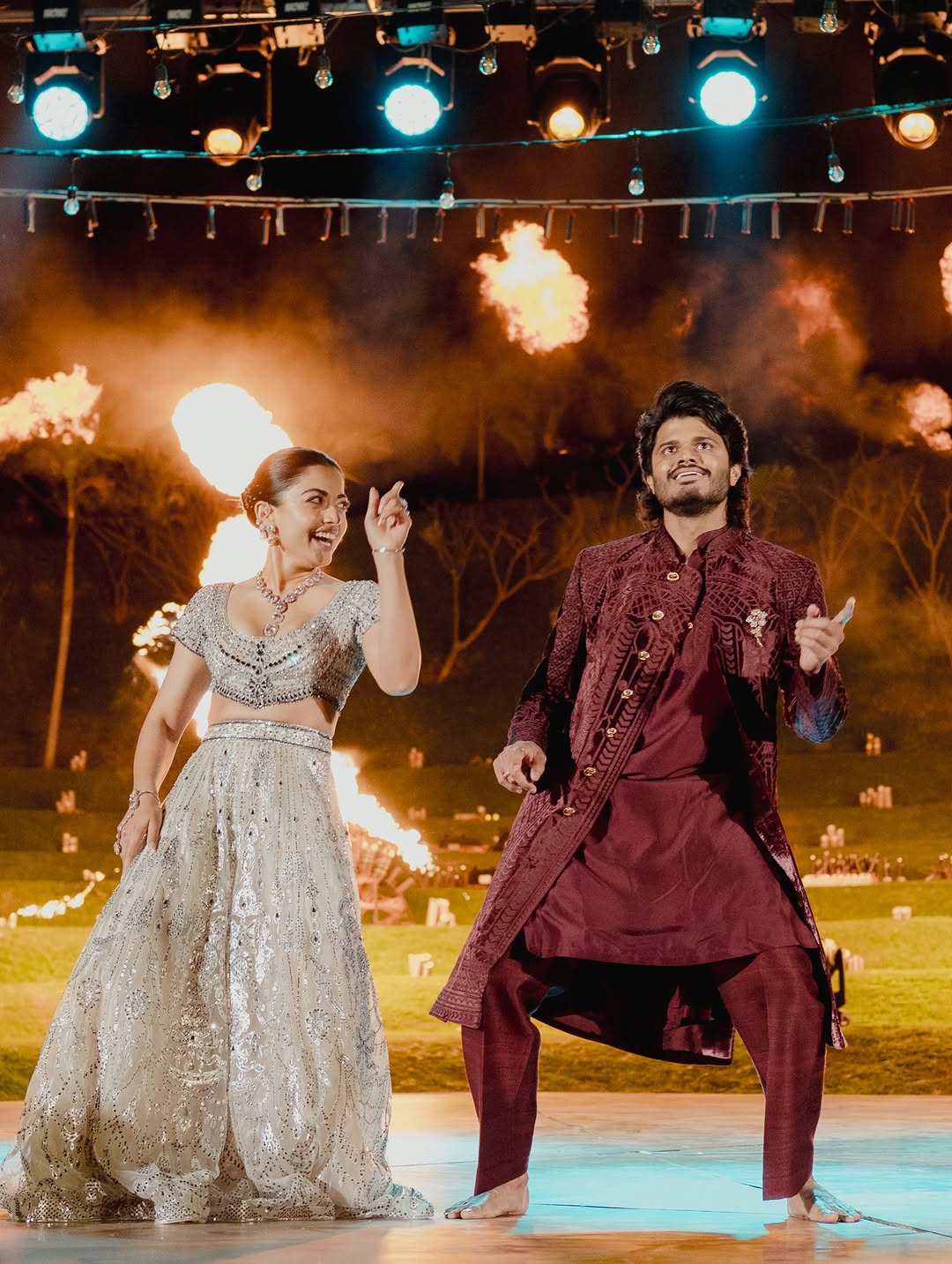 Vijay Deverakonda and Rashmika Mandanna s Sangeet celebration pictures