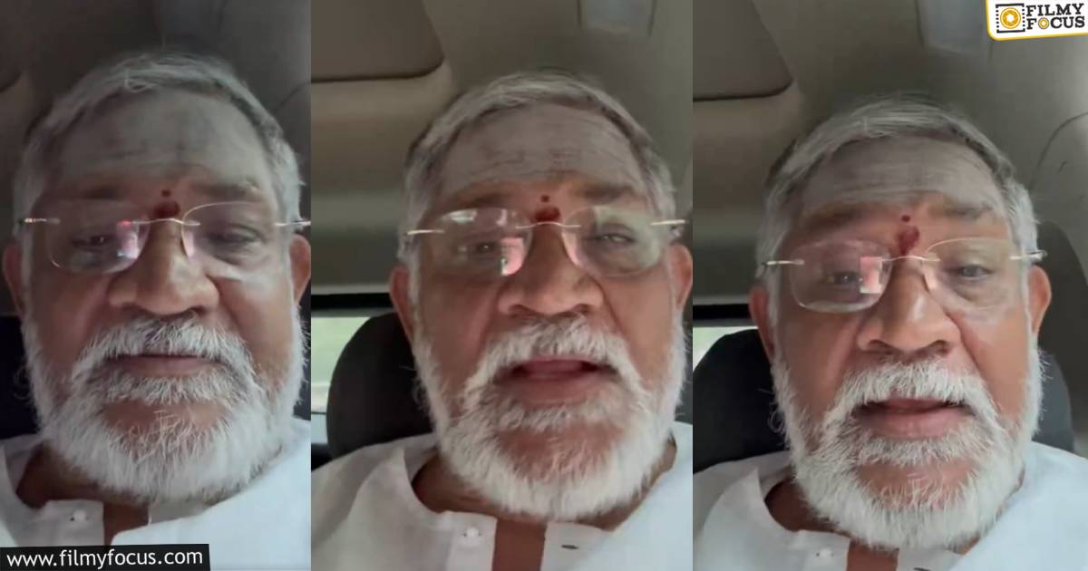 tanikella bharani shocking comments